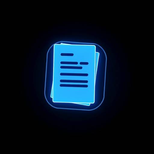 Icon representing a contract, symbolizing the agreement of terms.