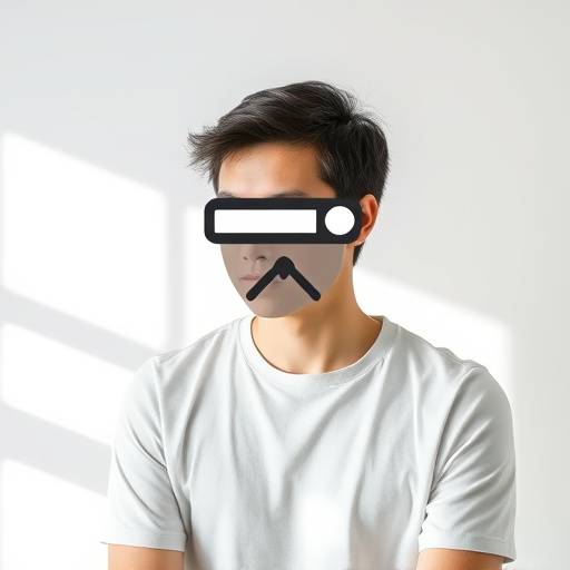 Icon representing a person using a screen reader.