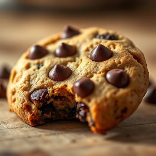 Illustration of a chocolate chip cookie, representing website cookies.